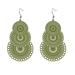 Ornate Cutout Boho Earrings